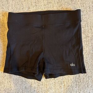 ALO Yoga Women's Athletic Black Shorts